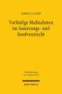 Isabella Clemm: Vorläufige Maßnahmen im Sanierungs- und Insolvenzrecht, Buch