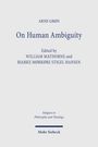 Arne Grøn: On Human Ambiguity, Buch