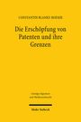 Constantin Blanke-Roeser: Die Erschöpfung von Patenten und ihre Grenzen, Buch