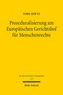 Timo Sewtz: Prozeduralisierung am Europäischen Gerichtshof für Menschenrechte, Buch