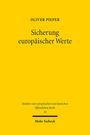 Oliver Pieper: Sicherung europäischer Werte, Buch