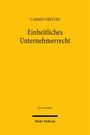 Carmen Freyler: Einheitliches Unternehmerrecht, Buch