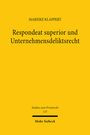 Mareike Klappert: Respondeat superior und Unternehmensdeliktsrecht, Buch