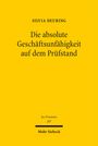 Silvia Deuring: Die absolute Geschäftsunfähigkeit auf dem Prüfstand, Buch
