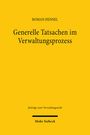 Roman Hensel: Generelle Tatsachen im Verwaltungsprozess, Buch