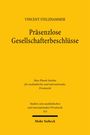 „Präsenzlose Gesellschafterbeschlüsse“ von Vincent Stelzhammer. Verlag: Mohr Siebeck. Gelber Hintergrund.