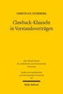 Christian Stemberg: Clawback-Klauseln in Vorstandsverträgen, Buch