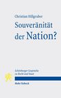 Christian Hillgruber: Souveränität der Nation?, Buch