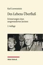 Karl Loewenstein: Des Lebens Überfluß, Buch