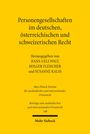 : Personengesellschaften im deutschen, österreichischen und schweizerischen Recht, Buch