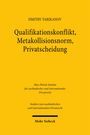 Qualifikationskonflikt, Metakollisionsnorm, Privatscheidung. Max-Planck-Institut für ausländisches Privatrecht. Mohr Siebeck.
