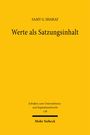 Samy G. Sharaf: Werte als Satzungsinhalt, Buch