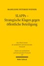 "SLAPPs – Strategische Klagen gegen öffentliche Beteiligung" von Madeleine Petersen Weiner, veröffentlicht von Mohr Siebeck.