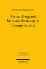 Matteo Bruno Fontana: Ausforschung und Rechtsdurchsetzung im Unionsprivatrecht, Buch