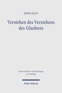 Text: "Simon Haug, Verstehen des Verstehens des Glaubens, Hermeneutische Untersuchungen zur Theologie, Mohr Siebeck." Schlichtes Design.