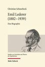 Christian Schneebeck: Emil Lederer (1882 - 1939), Buch