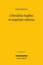 ROBIN REPNOW, "Liberalitas legibus et aequitate subnixa", Ius Romanum. Gelber Hintergrund. Mohr Siebeck.