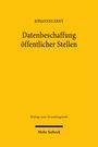 „JOHANNES ERNY, Datenbeschaffung öffentlicher Stellen, Beiträge zum Verwaltungsrecht, Mohr Siebeck“, gelber Hintergrund.