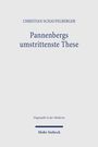 Text: "Christian Schaufelberger. Pannenbergs umstrittenste These. Dogmatik in der Moderne. Mohr Siebeck." Schlichtes Design.