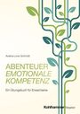 „ABENTEUER EMOTIONALE KOMPETENZ“, darunter „Ein Übungsbuch für Erwachsene“. Pflanzenmotiv aus Linien und Blättern.