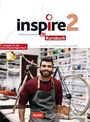 Jean-Thierry Le Bougnec: Inspire 2 - Ausgabe für den deutschsprachigen Raum. Kursbuch mit Audio-/Videos online, Code und Parcours digital®, Buch,Div.