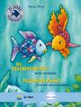 Marcus Pfister: Der Regenbogenfisch lernt verlieren. Kinderbuch Deutsch-Russisch, Buch