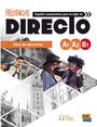 „FRECUENCIAS DIRECTO“, „Español comunicativo para el siglo XXI“, „Libro de ejercicios“, „A1, A2, B1“.  
Fotos und Wahrzeichen.