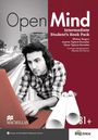Mickey Rogers: Open Mind. Student's Book with Webcode (incl. MP3) and Print-Workbook with Key and Audios online, Buch,Div.