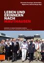 Buchtitel: "Leben und Erinnern nach Mauthausen". Gruppe älterer Menschen, einige tragen historische Kleidung.
