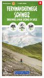 : Fernwanderwege Schweiz 1:301 000, KRT