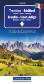 : Trentino - Südtirol Nr. 03 Regionalstrassenkarte 1:200 000, KRT