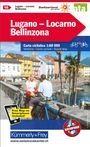 : Radwanderkarte Lugano - Locarno - Bellinzona mit Ortsindex (18), KRT