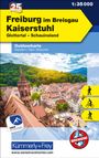 : Freiburg im Breisgau Kaiserstuhl Glottertal, Schauinsland, Nr. 25 Outdoorkarte Deutschland 1:35 000, KRT
