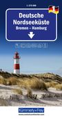 Kümmerly+Frey Regional-Strassenkarte 1 Deutsche Nordseeküste 1:275.000, KRT