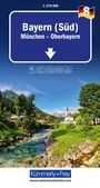 Kümmerly+Frey Regional-Strassenkarte 8 Bayern Süd 1:275.000, KRT