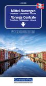 Kümmerly+Frey Regional-Strassenkarte 2 Mittel-Norwegen 1:325.000, KRT