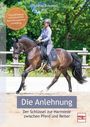 "Die Anlehnung: Der Schlüssel zur Harmonie zwischen Pferd und Reiter." Ein Reiter trainiert auf einem braunen Pferd.