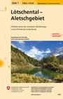: Swisstopo 1 : 33 333 Lötschental Aletschgebiet, KRT