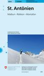 438S St. Antönien Schneesportkarte, KRT