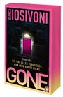 "Thriller: Sie hat alles vergessen. Nur ihre Angst nicht."  
Buch mit pinker Tür und dunklem Hintergrund.