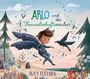 Text: „ARLO und der Freundschaftszauber“ und „LUCY FLEMING“. Illustration: Junge mit Flügeln und eine Krähe in einer Waldszene.