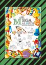 Wolfgang André: Mega Malbuch - 250 Seiten - Lustige Motive - Spannende Themen - Verschiedene Welten - Ein Abenteuer Für Zeichner, Buch