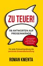 Roman Kmenta: Zu teuer!, Buch