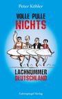 "Volle Pulle Nichts. Lachnummer Deutschland." Vier Politiker in Ballerina-Kleidern tanzen fröhlich.