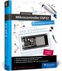 Mikrocontroller ESP32: Das umfassende Handbuch von Udo Brandes. Blaue Buchkante, Schaltplan und Mikrocontroller-Abbildung.