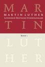 : Martin Luther: Lateinisch-Deutsche Studienausgabe Band 1, Buch