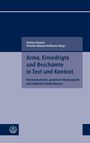 Titel: "Arme, Erniedrigte und Beschämte in Text und Kontext". Herausgeber: Kristina Dronsch, Christine Wenona Hoffmann. Unten links: Logo.
