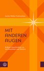 Titel: "Mit anderen Augen". Untertitel: "Sieben Geschichten zu Weihnachten und Ostern". Orangefarbene Abdeckung mit Stern.