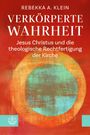 Oben steht „Rebekka A. Klein Verkörperte Wahrheit“. Darunter ein bunter Kreis auf rotem Hintergrund. Unten links ein Logo.