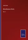 John Doran: Miscellaneous Works, Buch